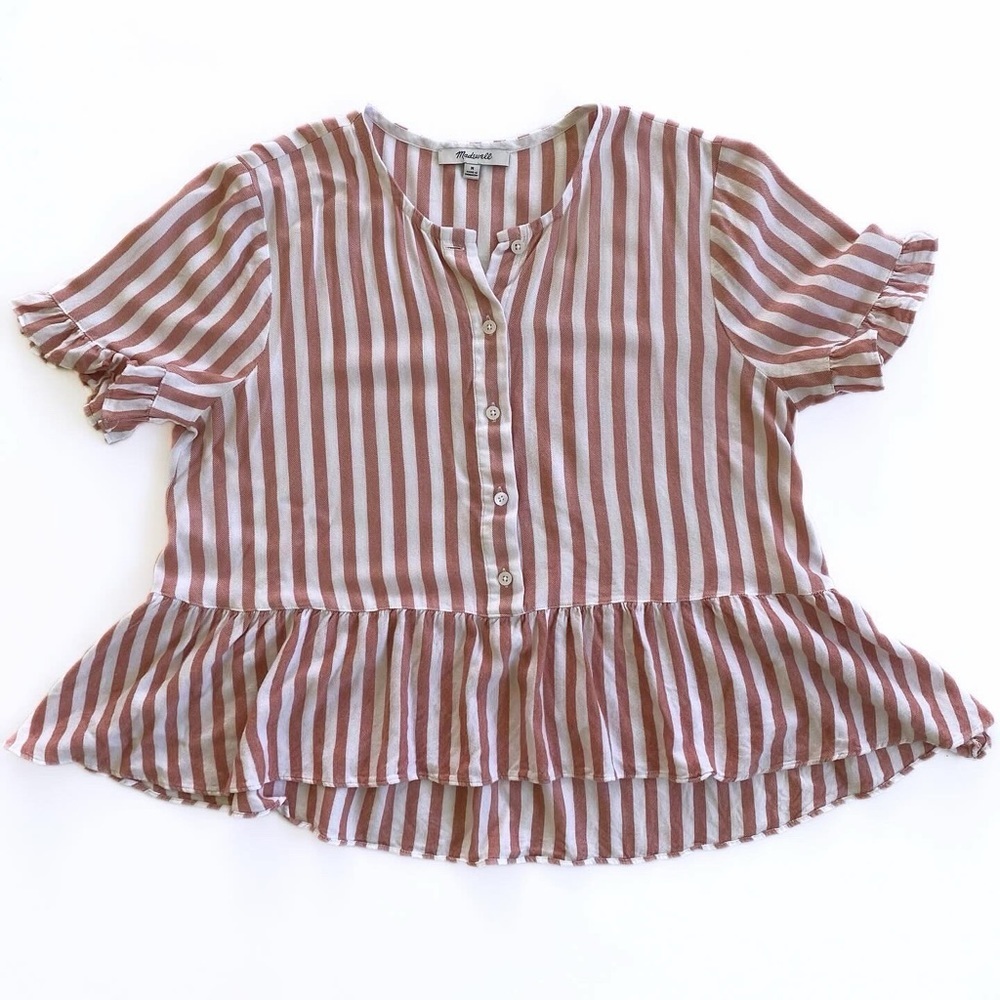 madewell striped blouse